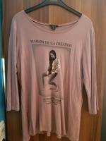 3/4 Shirt mit Print - fliederfarben (hell) Bayern - Ebermannstadt Vorschau