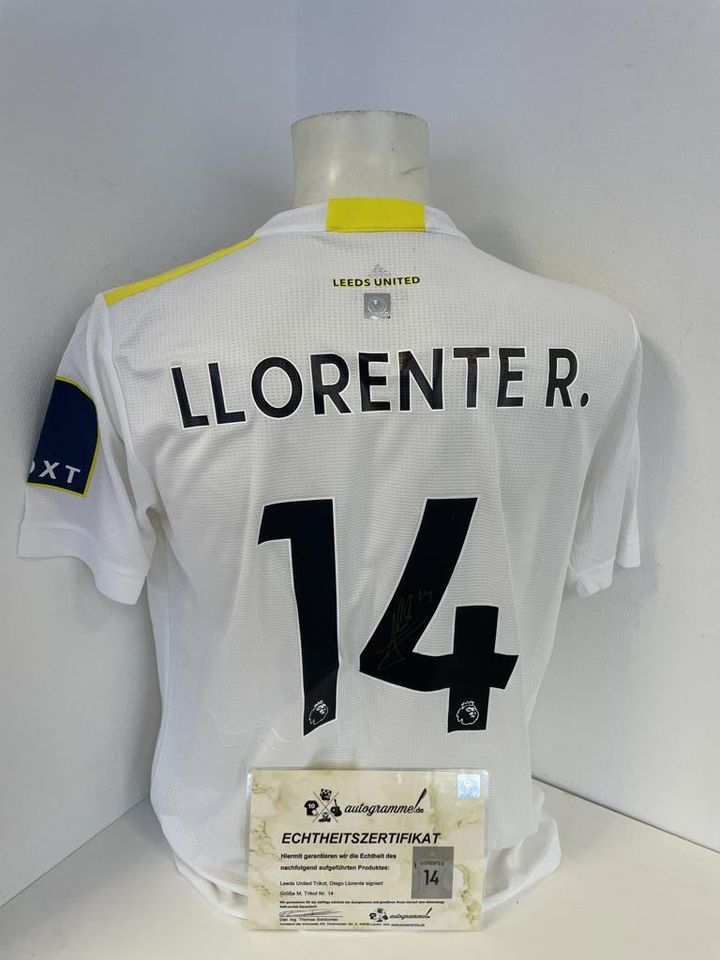 Leeds United Trikot Diego Llorente signiert COA England Adidas M in Lünen
