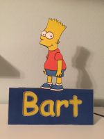 Bart Simpson / Simpsons Nachttischlampe Lampe Holz Niedersachsen - Rastede Vorschau