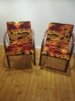 4 Design Stühle  mit Afrikanischem Muster Baden-Württemberg - Schluchsee Vorschau