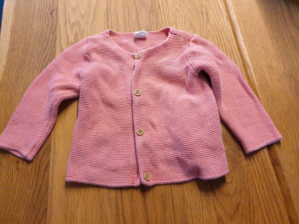 Gr. 80 Strickjacke rosa H & M Jacke Strickjäckchen in Neckartenzlingen