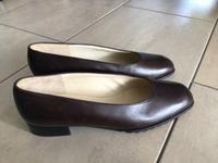 Ballerinas Pumps Leder braun Gr. 37,5 von Bally *Neu* Bayern - Eckental  Vorschau