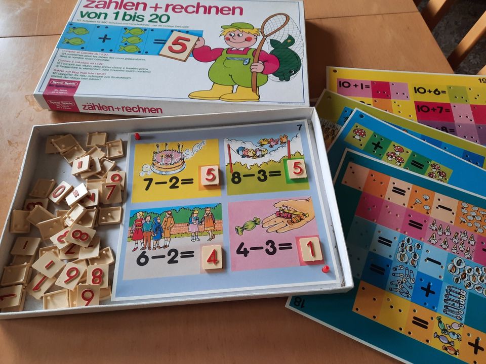 zwei Lern Spiele: Buchstaben und Zahlen in Trogen