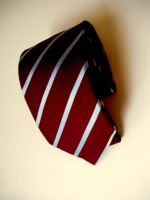 HEMLOCK Luxus Krawatte Reine Seide Dunkelrot mit Streifen neuw. Nordrhein-Westfalen - Werne Vorschau