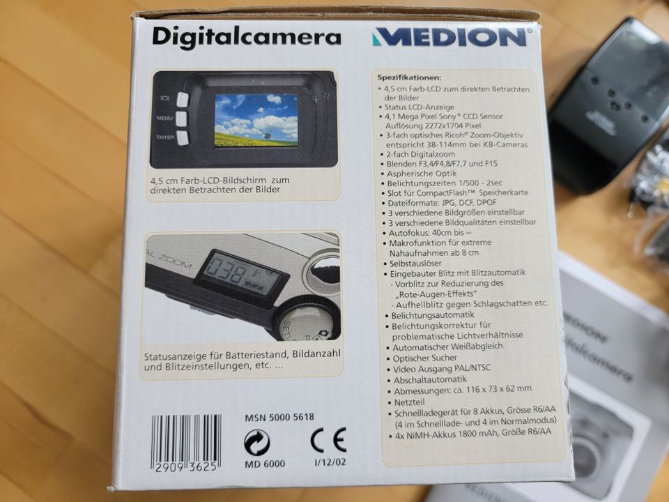 Medion MD 6000 Digitalkamera guter Zustand old school in Lengenfeld Vogtland