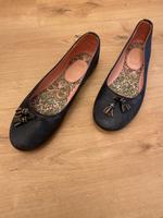 Ballerina - ✨NEU- NOBRAND Schwarz Leder mit Paspel 40 Nordrhein-Westfalen - Düren Vorschau