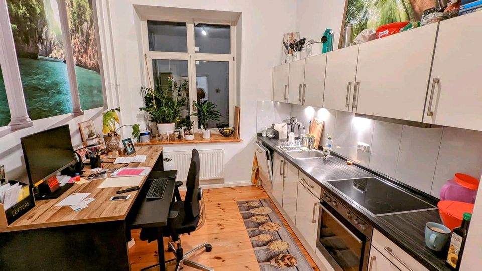 1-3 Monate befristet, 2-Zi-Wohnung teilmöbliert Simon-Dach!!! in Berlin