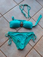 Bikini S 34 blau türkis pink rot Hunkemöller Bandeau Triangel S Niedersachsen - Himmelpforten Vorschau