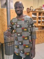 Original afrafrikanisches Baumwoll Hemd, handgefertigt. Bayern - Wilburgstetten Vorschau