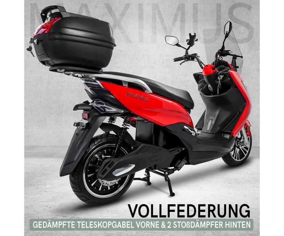 Maximus, E-Scooter MX2-45 - 45 km/h, 2 x 60V-32,5Ah Lithium Akkus in Herzberg/Elster