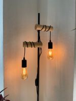 Stehlampe Holz schwarz Industrial inklusive Leuchtmittel Dresden - Langebrueck Vorschau