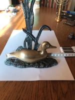 Vintage Messing Ente Skulptur, Metall Schilf leichte Patina Rheinland-Pfalz - Trier Vorschau