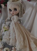 Custom OOAK Blythe Puppe Hochzeitskleid Perlenkleid Brautstrauß Rheinland-Pfalz - Lahnstein Vorschau