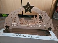 Teelichtleuchter " Weihnachtsmann mit Schlitten " Sachsen - Neustadt Vorschau