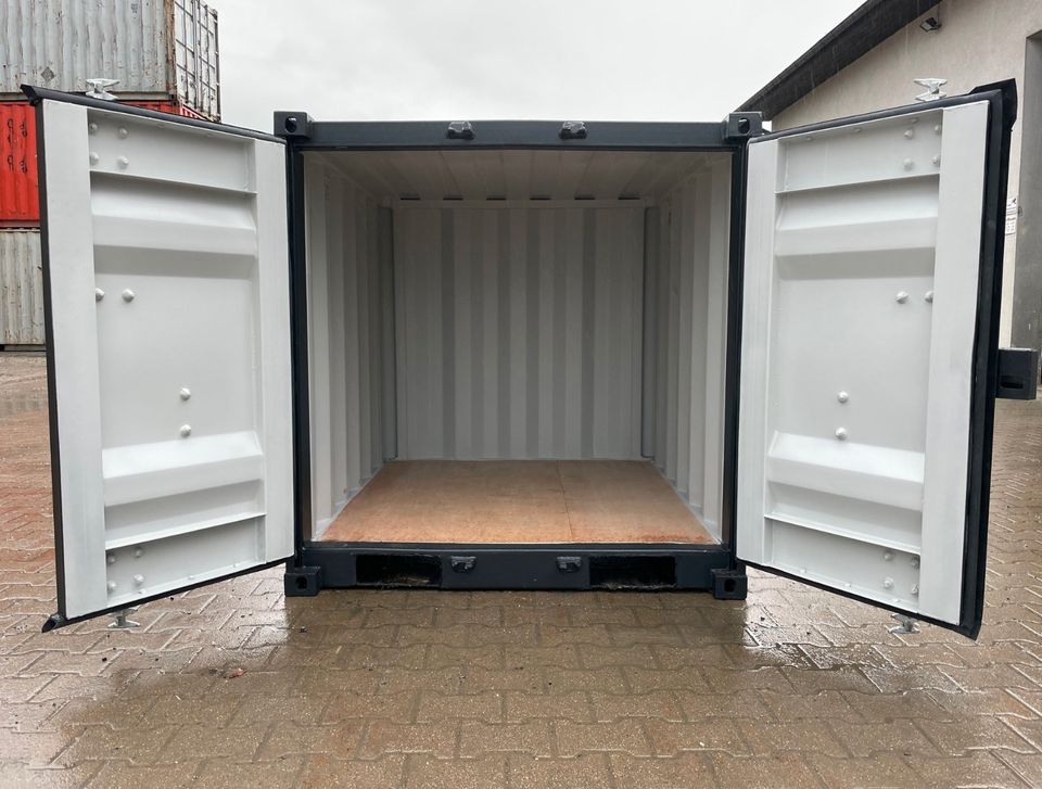 5ft Minicontainer neuwertig RAL 7021 Lagerbox Materialcontainer in Köln