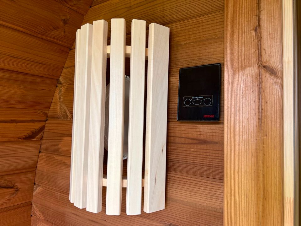 Sauna Fasssauna Saunafass Holzofen oder Elektro Individuell in Flörsheim am Main