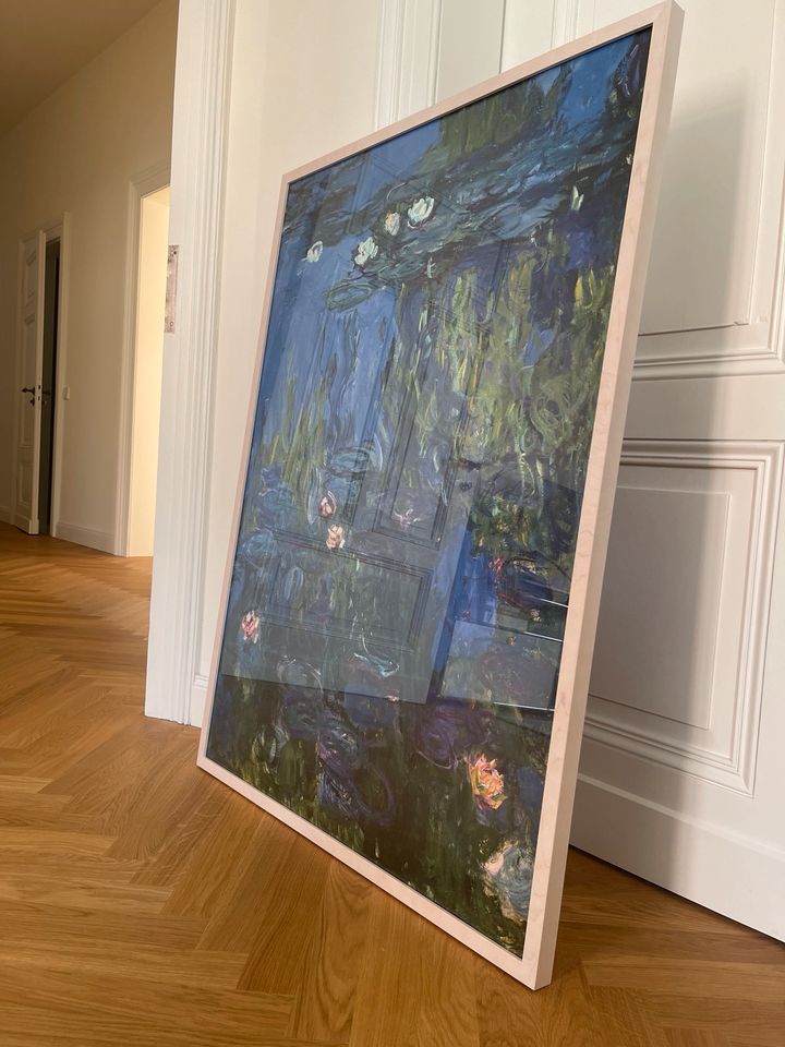 Kunst Bild, Claude Monet Seerose, wertiger Bilderrahmen 125 x 90 in Braunschweig