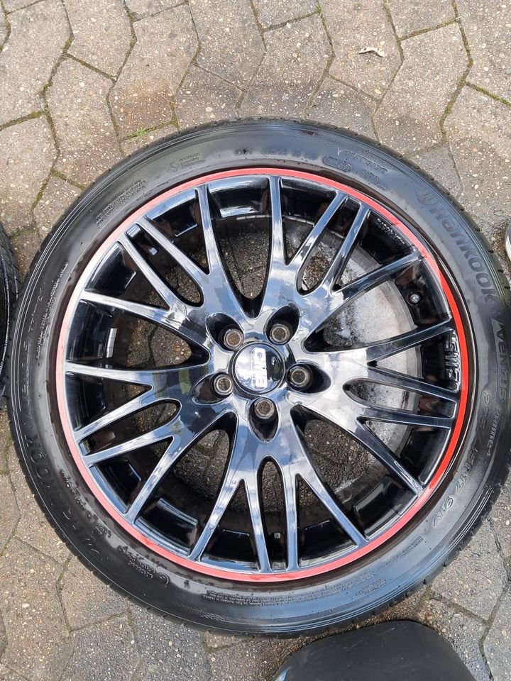 Neuwertige CMS Felge C8-BRed Alufelgen mit Hankook Ventus-Prime 4 in Saarbrücken