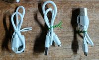 Ladekabel USB auf Micro USB, weiß, verschiedene Längen Baden-Württemberg - Lahr (Schwarzwald) Vorschau