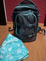 Satch Schulrucksack Rucksack Ranzen , grau-mint, mit Regenschutz Rheinland-Pfalz - Saarburg Vorschau