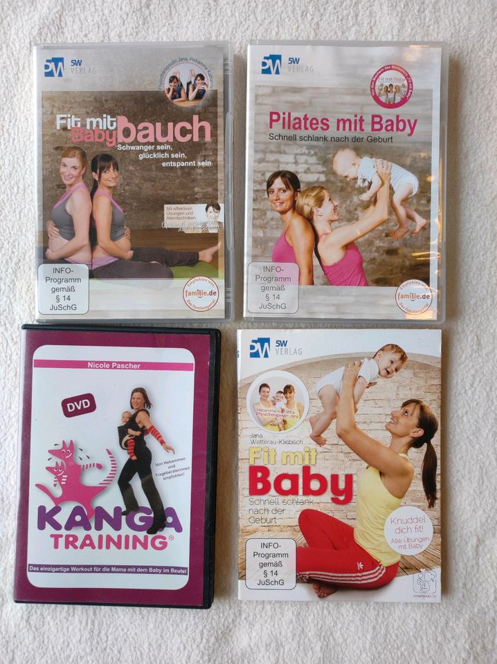 Pilates mit Baby Kangatraining DVD in Wellen