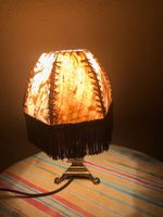 Vintage Lampe aus Messing mit Fransen Nordrhein-Westfalen - Lippstadt Vorschau