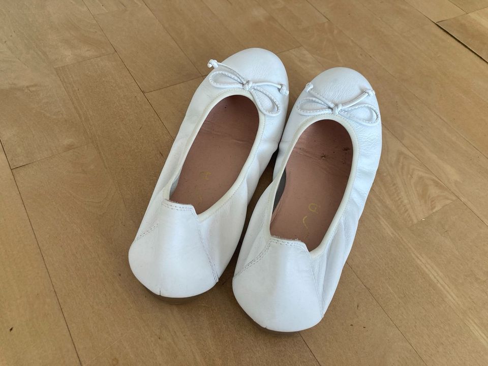 UNISA Ballerinas Schuhe Leder weiß Gr.37 w NEU! in Birenbach