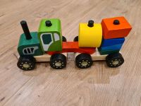 OSTER Geschenk Holzeisenbahn Kinder Spielzeug Farben lernen Sachsen - Leutersdorf Vorschau
