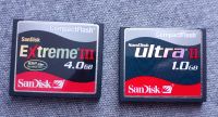 CompactFlash SanDisk Ultra 1.0 GB II & 4.0 GB Extreme III Hessen - Oberursel (Taunus) Vorschau