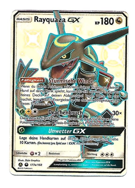 Rayquaza GX 177a/168 - Deutsch in Mengen