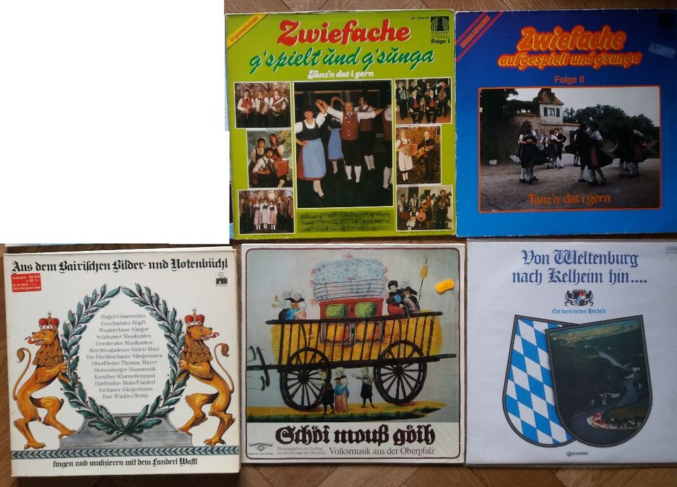 Volksmusik Bayrischer Wald, Niederbayern, Oberpfalz  (Vinyl,LP's) in Kirchberg i. Wald