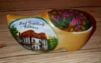 DDR Nadelkissen im Porzellan-Schuh "Bad Tennstedt" Souvenir Sachsen-Anhalt - Halle Vorschau