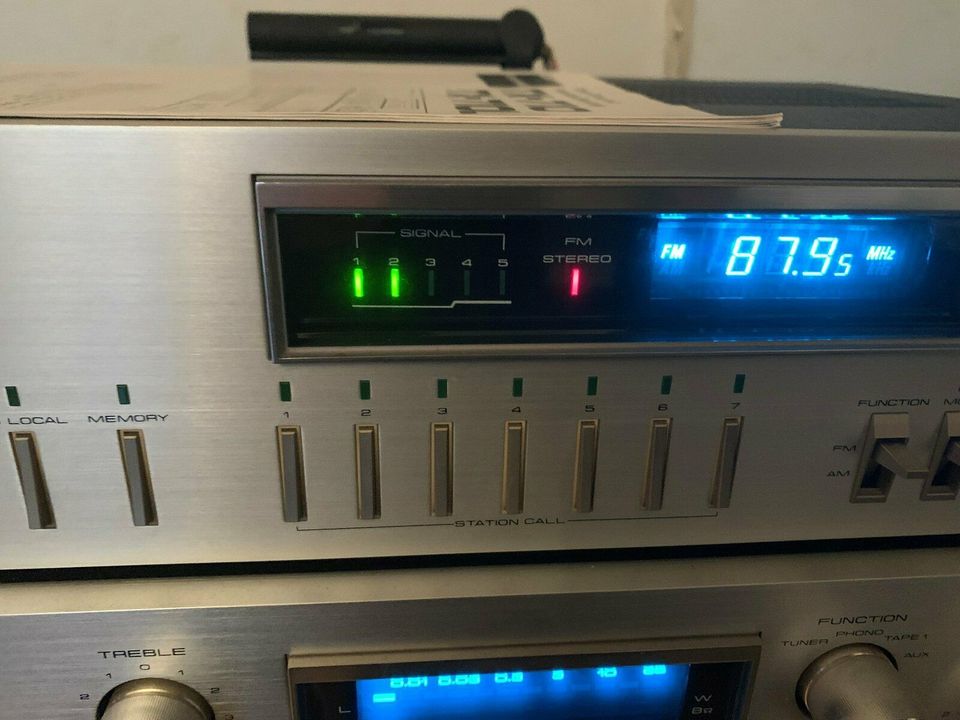 Pioneer Anlage Vintage Blaue Linie mit Boxen in Waltershausen