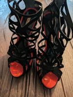Sandaletten schwarz rot  37 High Heels Buffalo Dithmarschen - Burg (Dithmarschen) Vorschau