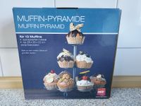 Muffin Pyramide für 13 Muffins - Metall - ca. 26 x 26 x 22 cm Niedersachsen - Gnarrenburg Vorschau