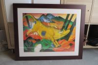 Franz Marc - Die gelbe Kuh - hochwertiges Poster gerahmt Bayern - Eching (Kr Freising) Vorschau