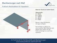 Pultblech Abschlussblech für Metalldach Trapezblech Brandenburg - Königs Wusterhausen Vorschau