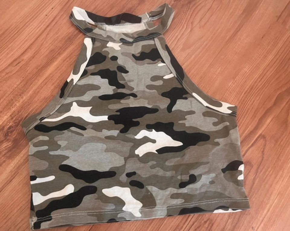 Top für Mädchen Camouflage in XS von Tally Weijl in Gaggenau