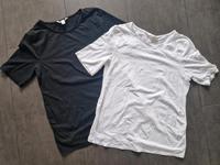 2 Umstandsshirts H&M Mama Gr. M schwarz weiß Sachsen - Markranstädt Vorschau