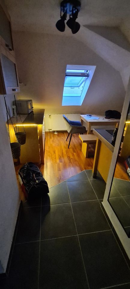 1 Zimmer Wohnung im 4. Stock (Dachgeschoss) in der Darmstädter Innenstadt in Darmstadt