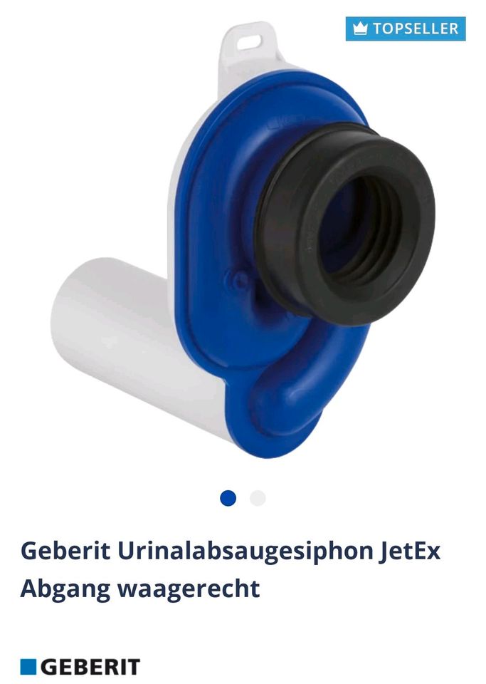 4xGeberit Urinalabsaugesiphon JetEx Abgang waagerecht. Neu in Köln -  Seeberg | eBay Kleinanzeigen ist jetzt Kleinanzeigen