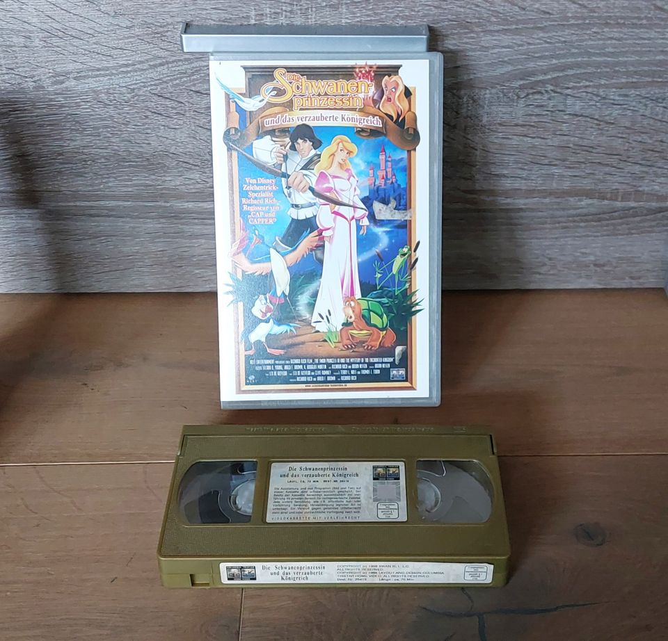 VHS Die Schwanenprinzessin 3x Zeichentrickfilm in Geldern