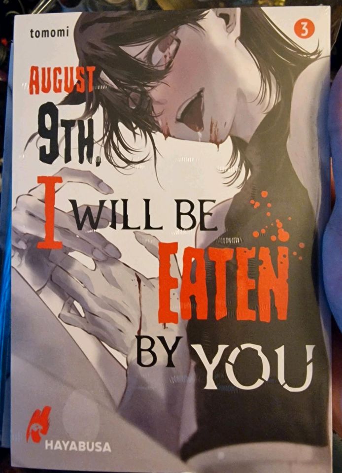 Manga "August 9th, I will be eaten by You" Band 1-3 1. Auflage in Kaltenkirchen