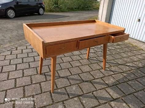 Vintage Nussbaum Konsole, alt von WM Möbel 1960er in Neumünster