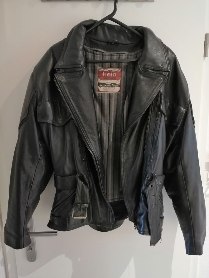 Damen- Leder Motorradjacke Retro in Hochdorf-Assenheim