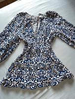 Zara Bluse, Oberteil, blau-weiß, XS Berlin - Wilmersdorf Vorschau