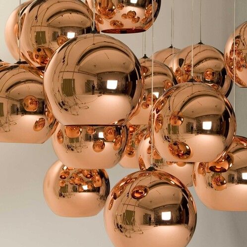 2 Tom Dixon Copper Pendelleuchten Hängelampen Ø 45 cm kupfer in München