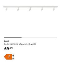 Ikea Bave (Båve) LED Deckenschiene mit 5 Spots neuwertig NP 69,99 Niedersachsen - Lingen (Ems) Vorschau