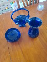 Set Schalen Vase schönes Kobaltblau Thüringen - Meuselwitz Vorschau