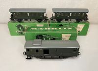 2 x Märklin H0 4002 Abteilwagen + 4003 H0 Gepäckwagen Set in OVP Kreis Ostholstein - Eutin Vorschau